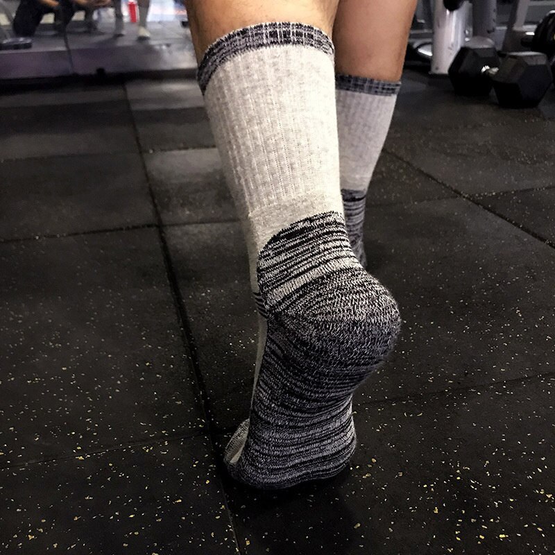2 Paare Socken Nahtlose Thermische Verdicken draussen Sport Socken Fahrrad Schuhe Wolle Haufen Männer Schlafen Socken Für Männer EU 39-44 Meias