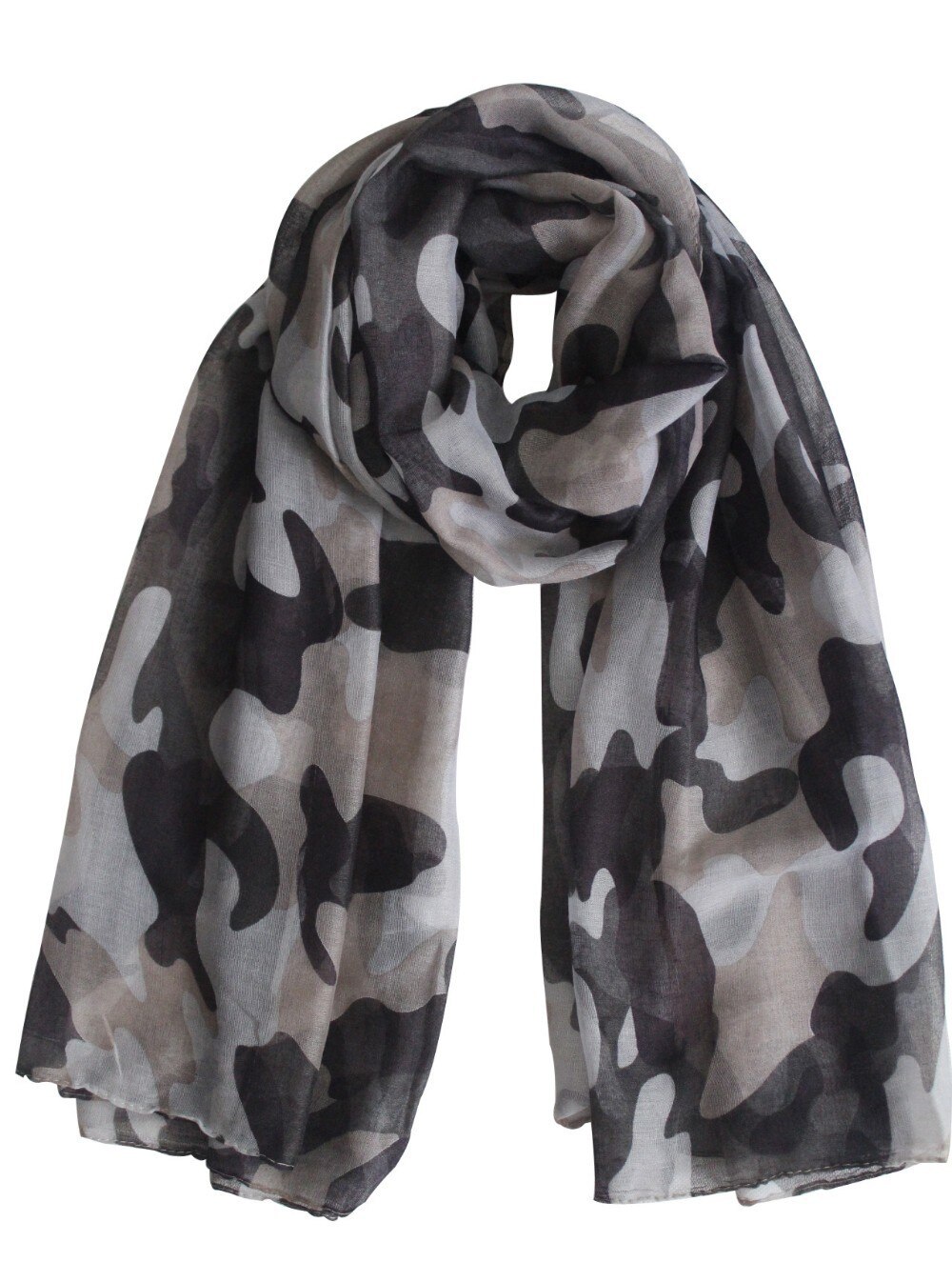 Camouflage Kleur Print Sjaals En Sjaals Vrouwen Mode Camo Neon Kleur Wrap Hijab Foulard 9 Kleur