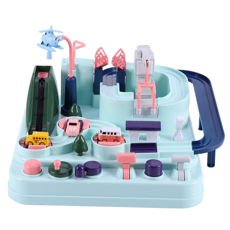 Bildung Triebwagen Spielzeug Umweltfreundliche Baby Abenteuer Spielzeug Auto Macaron Farbe Tabelle Spiele Junge und Mädchen Puzzle Spielzeug: Default Title