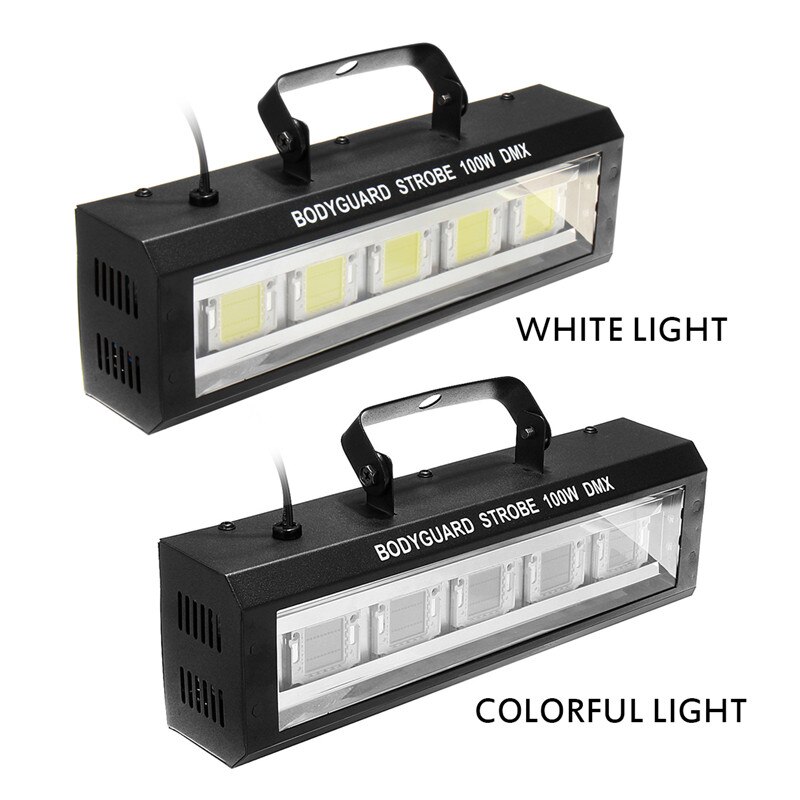 40/60/80/100W DMX512 LED Strobe Flashing Lighting Bar Disco DJ KTV Sound Activated Lamp Effect Lighting US Plug