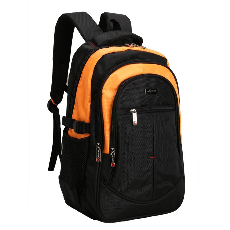 Chuwanglin homens e mulheres portátil mochila mochila escolar saco de viagem à prova dwaterproof água masculino computador portátil saco preto zdd4193: Amarelo