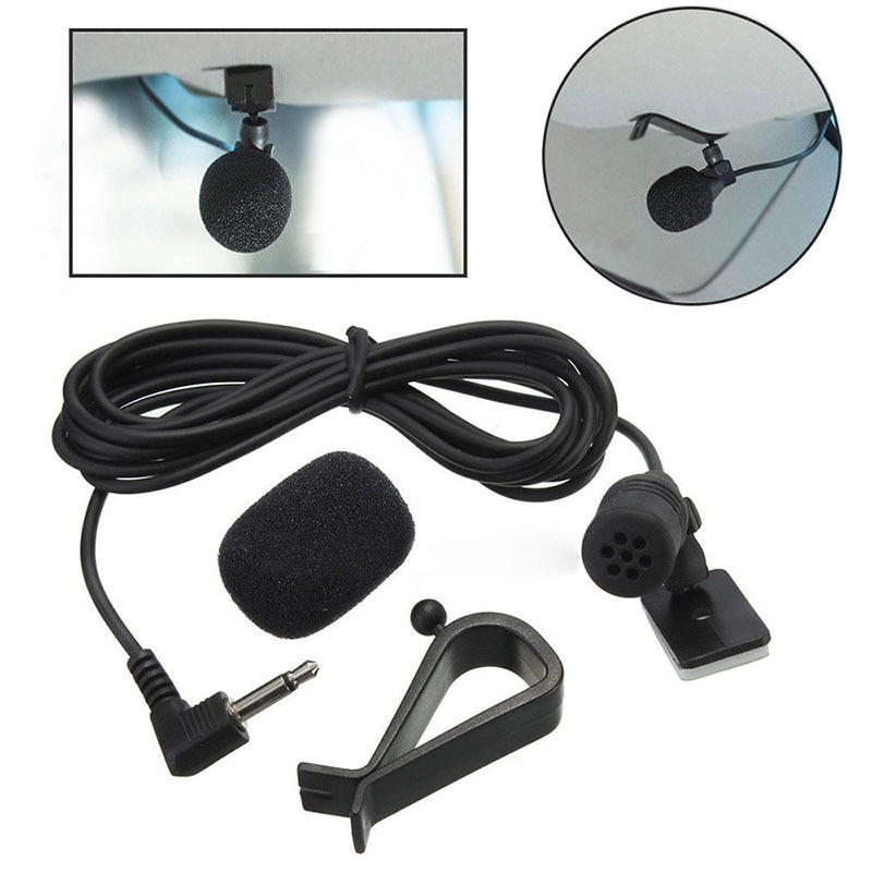 2.5mm Bluetooth External Microphone W/ Bracket For Car Pioneer Stereos Receiver