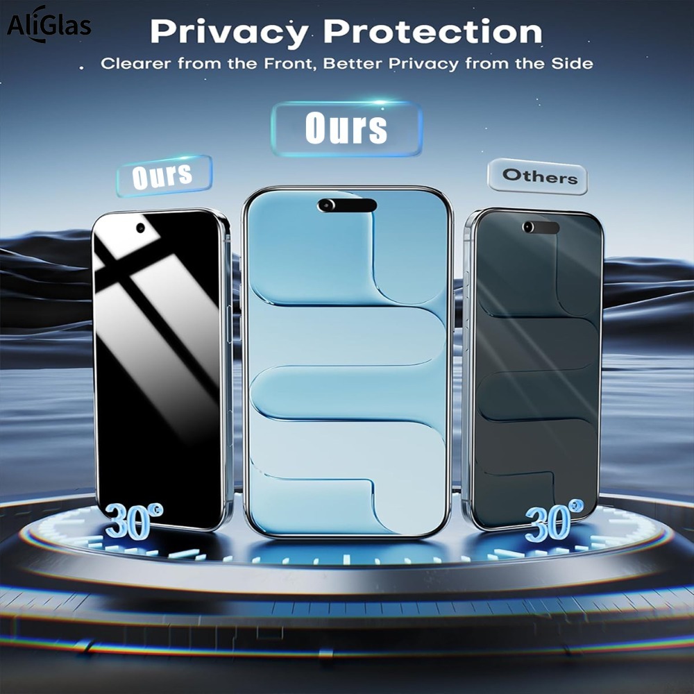 5PCS Privacy Screen Protector For iPhone 17 16 13 15 14 Pro Max Air 16e 14 15 16 Plus Tempered Glass For iPhone 12 11 Pro 13Mini