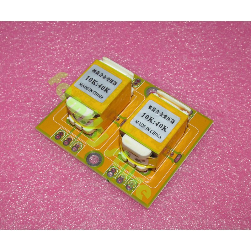 Transformador de áudio permalloy lg 10ma 10k: 40k, circuito frente e verso, protetor revestido em cobre, resposta de frequência 20hz ~ 62khz-1,5 db