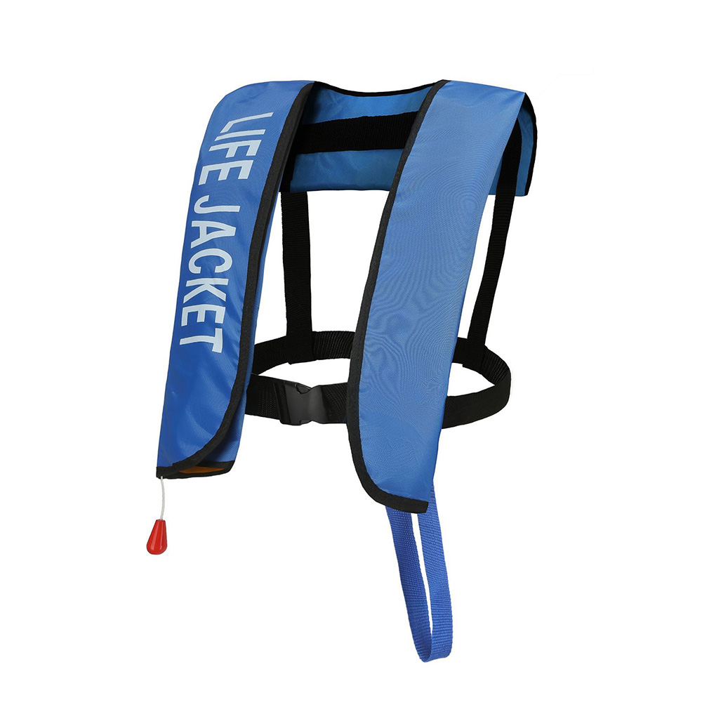 Chaleco salvavidas inflable automático, chaleco salvavidas para natación, pesca, deportes acuáticos, surf, Kayak, rescate de esquí, chaleco salvavidas de seguridad: Borgoña