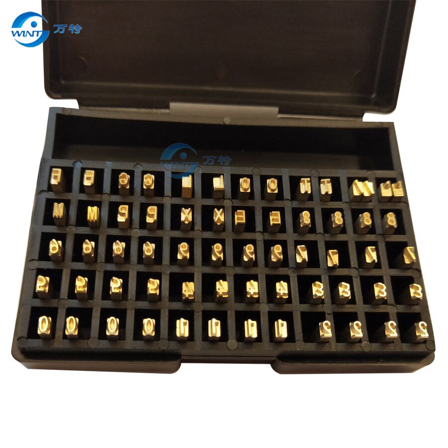 2*3*15mm, Heißer stanzen buchstaben und zahlen, Kupfer, Datum, metall schreibmaschine für codierung maschine Datum Code drucker