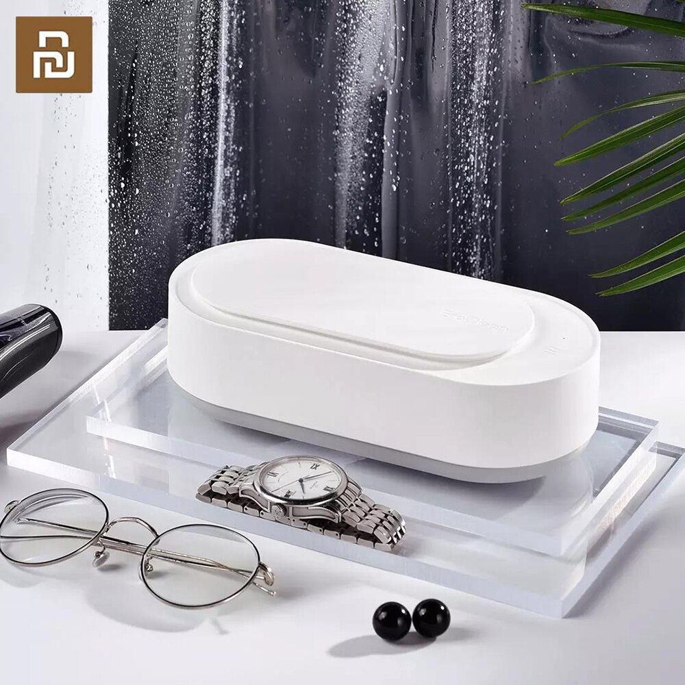 Xiaomi-limpiadora ultrasónica EraClean, 45000Hz, alta frecuencia, vibración, lavado, joyas, gafas, reloj