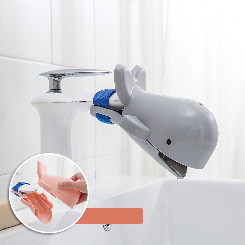 Extensor de grifo para niños pequeños, manija del fregadero con dibujos animados, extensor de grifo de baño para bebés, herramientas para lavarse las manos