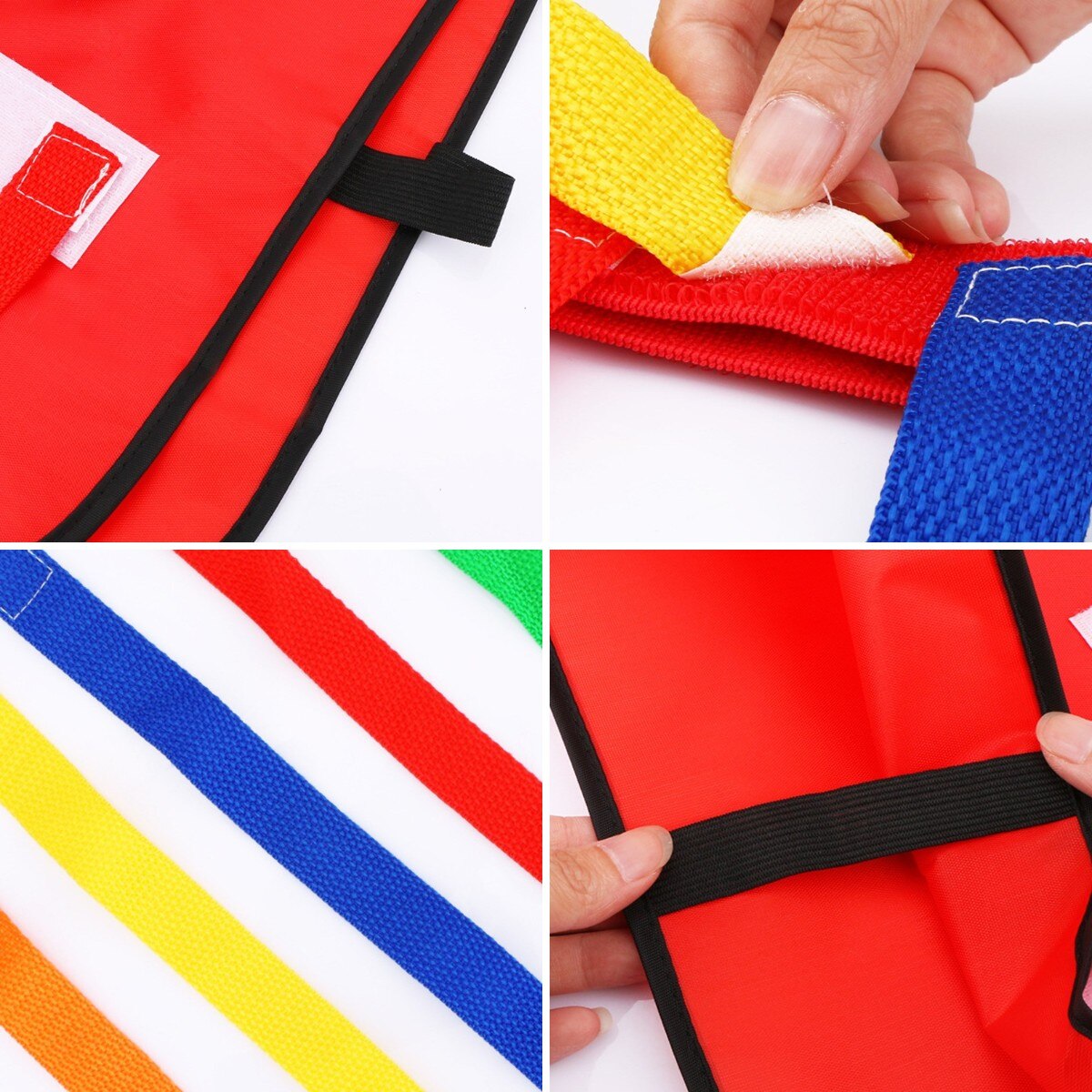 Kids Outdoor Funny Game Catching Tail Training Waistcoat Belt Props For Teamwork Sport Game Toys For Children Adult Kindergarten