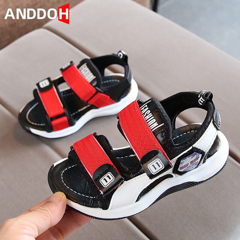 Maat 21-30 Baby Peuter Sandalen Jongens Ademend Toevallige Sandalen Meisjes Antislip Schoenen Kinderen Lichtgewicht-Wear slip Schoenen