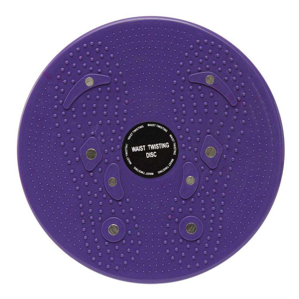 Waist Twisting Disc Balance Board Fitness Equipment for Home Body Aerobic Rotating Sports Magnetic MassagePlate Exercise Wobble: White