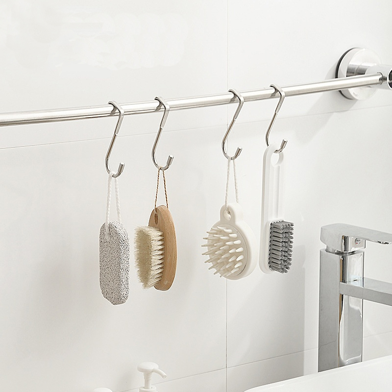 Douche Glazen Deur Handdoek Hanger Kast Deuren Terug Haken Bureaus Drawers Hangers Voor Keuken Badkamer Slaapkamer Organizer