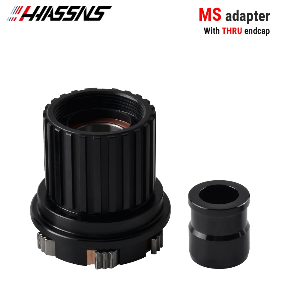 HASSNS PRO7 Mtb Cube XD MS Micro Spline Adapter Freehub QR/THRU Cap 8/9/10/11/12 Speed Bushing: Navy Blue