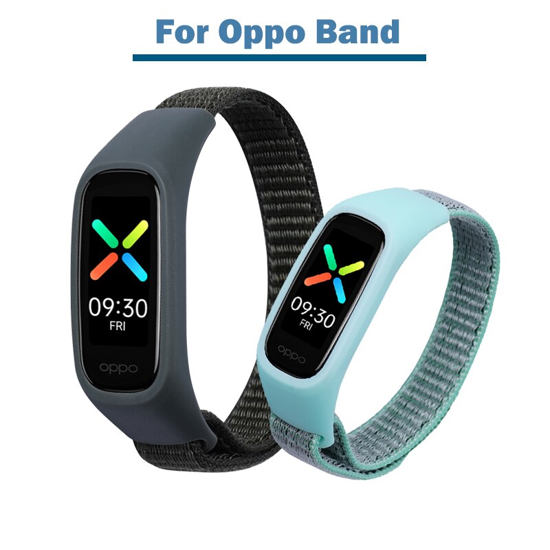 Für OPPO Band Weiche Nylon Armbinde Smartwatch Ersatz Armbinde Gürtel