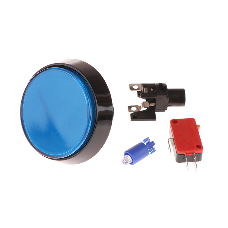 Arkade-Geschmack, 60mm dc 12v große runde LED-tasten , 5- farbiger mikroschalter, automatischer zurücksetzen-knopf für Arkade-automaten: verrotten