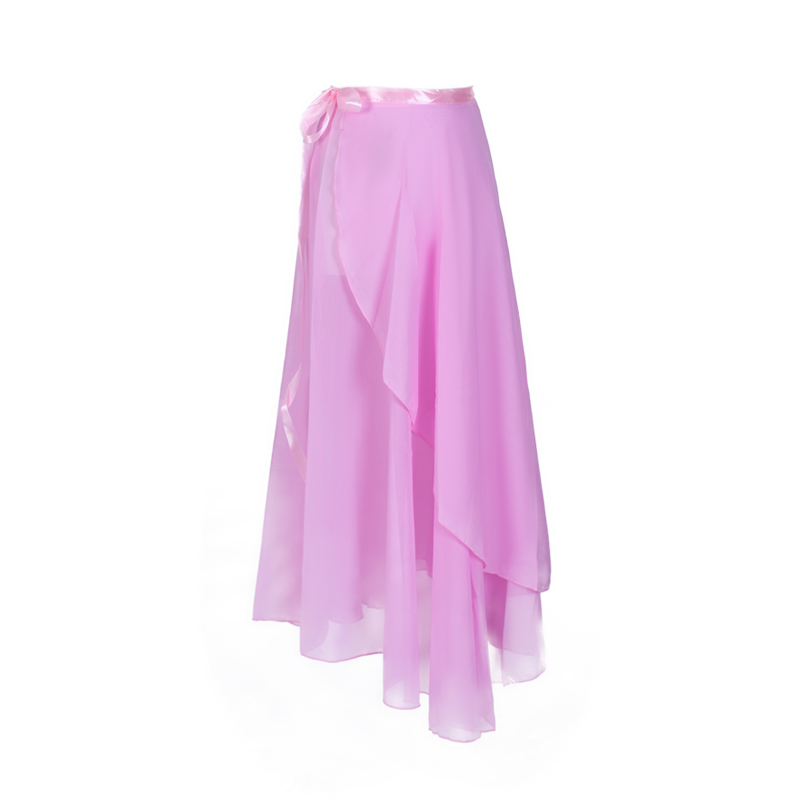 Faldas de ballet largas de gasa para mujer, falda de baile para adultos, traje de ballet negro y burdeos, vestido de cintura con faja: Blanco