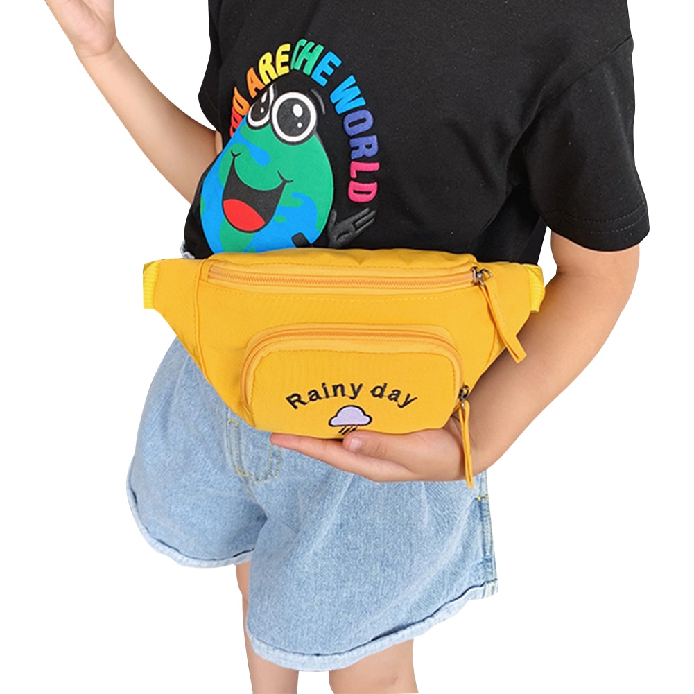 låve mini midjeveske låve lerret fanny pakke takrenne jenter bryst pakke unge takrenne jenter student belte bag midje pakker