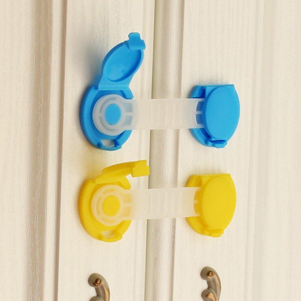 Child Baby Safety Security Protector Doorstop Guard Drawer ABS Cupboard Lock JW