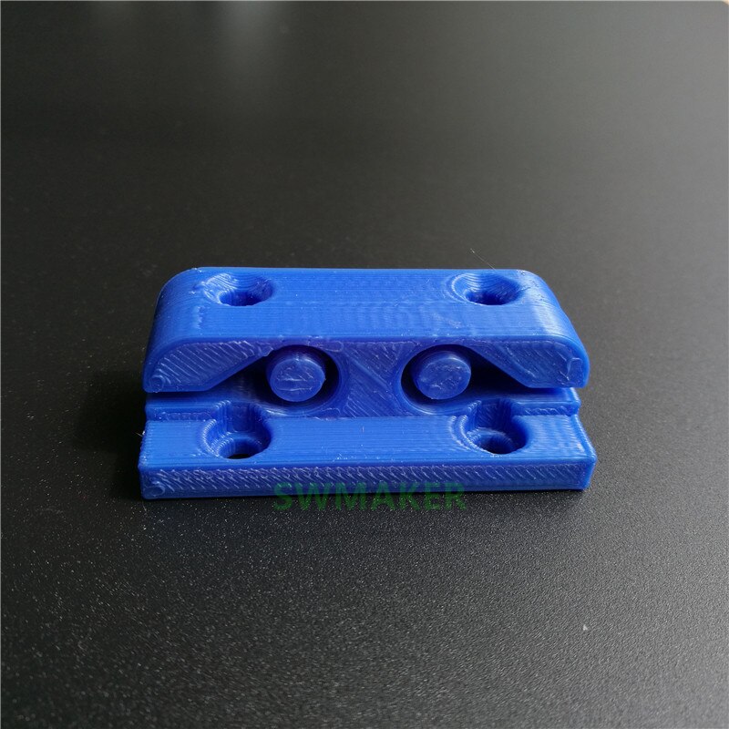 1pcs Anet A6 A8 3D printer Plastic printed parts Y axis belt holder PLA timing belt tension set with screws