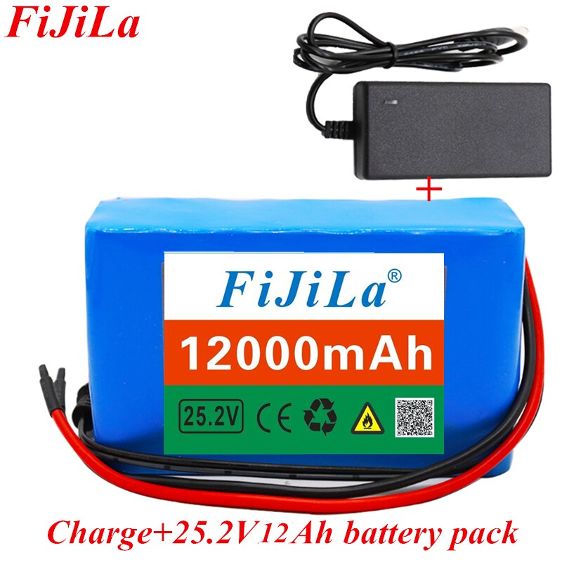 24V 20Ah 7S3P Lithium-accu Ebike-accu Li-ion-accupakket met lader en BMS voor motorkit onder 500W T Plug