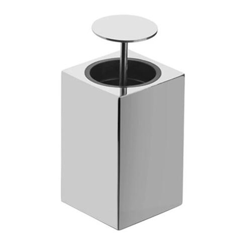 Toothpick Holder Stainless Steel Rustproof Durable Portable Toothpick Can Travel Hotel Toothpick Box Storage Holder: Default Title