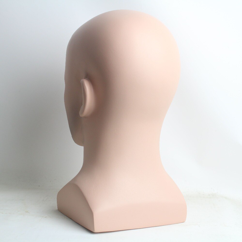 Realistic Fiberglass Male Mannequin Head For Wig And Sunglasses Display