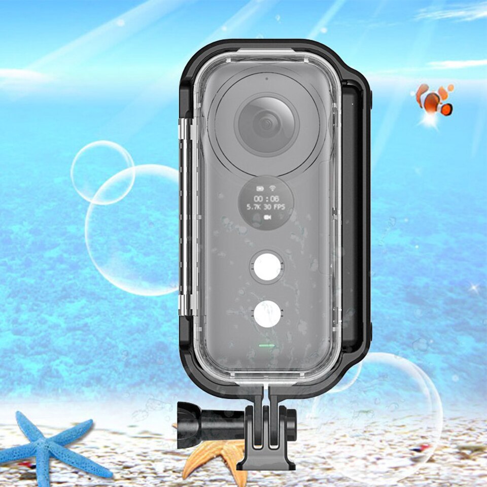 30m dykker vandtæt hus dykkertaske til insta 360 en x panoramakamera 30m snorkling svømning venture beskyttelsesskal