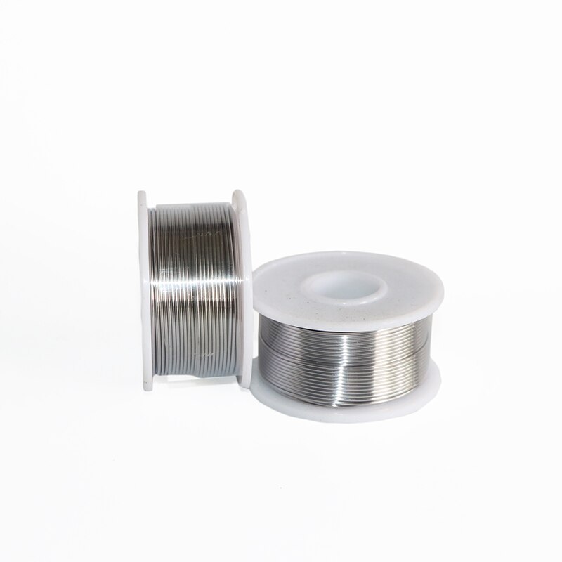 Hilo de soldadura de estaño y plomo fundente para soldar 100 Alambre de hierro para soldador, 1 unids/lote, diámetro de , 1mm, 1.8% g