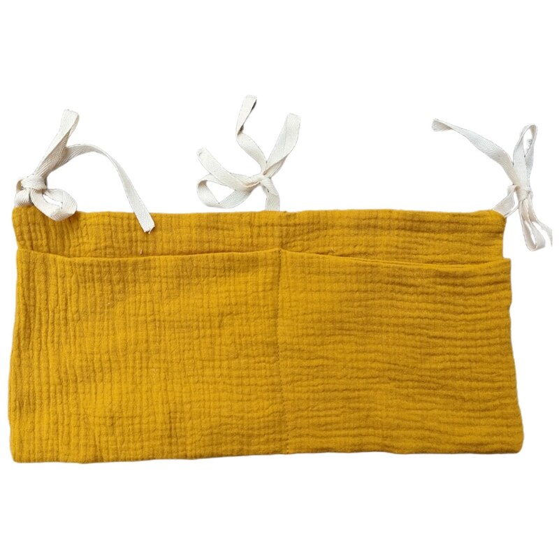Sac de rangement pour jouets, bouteille de couches en coton pour berceau, sac de rangement pour jouets, utilisé pour ranger les vêtements de bébé, facile à accrocher,