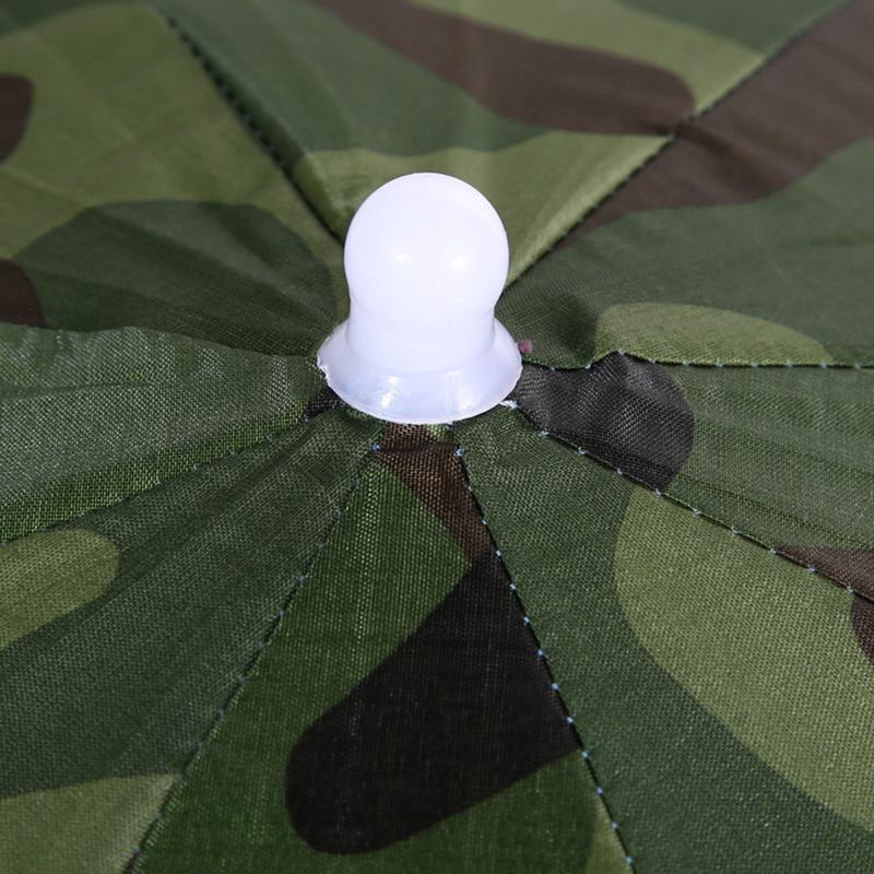Lot 4 Chapeaux Parapluie Pliables Camouflage Grande Taille – Protection Pluie & Soleil Pêche Plage Randonnée