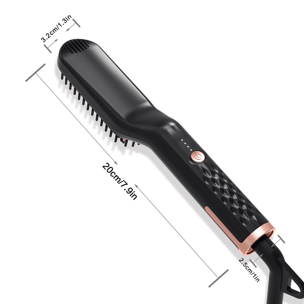 Baard Kam Varken Borstel Multifunctionele Föhn Nat En Droog Air Kam Steil Haar Kam Men'S stijl Kam