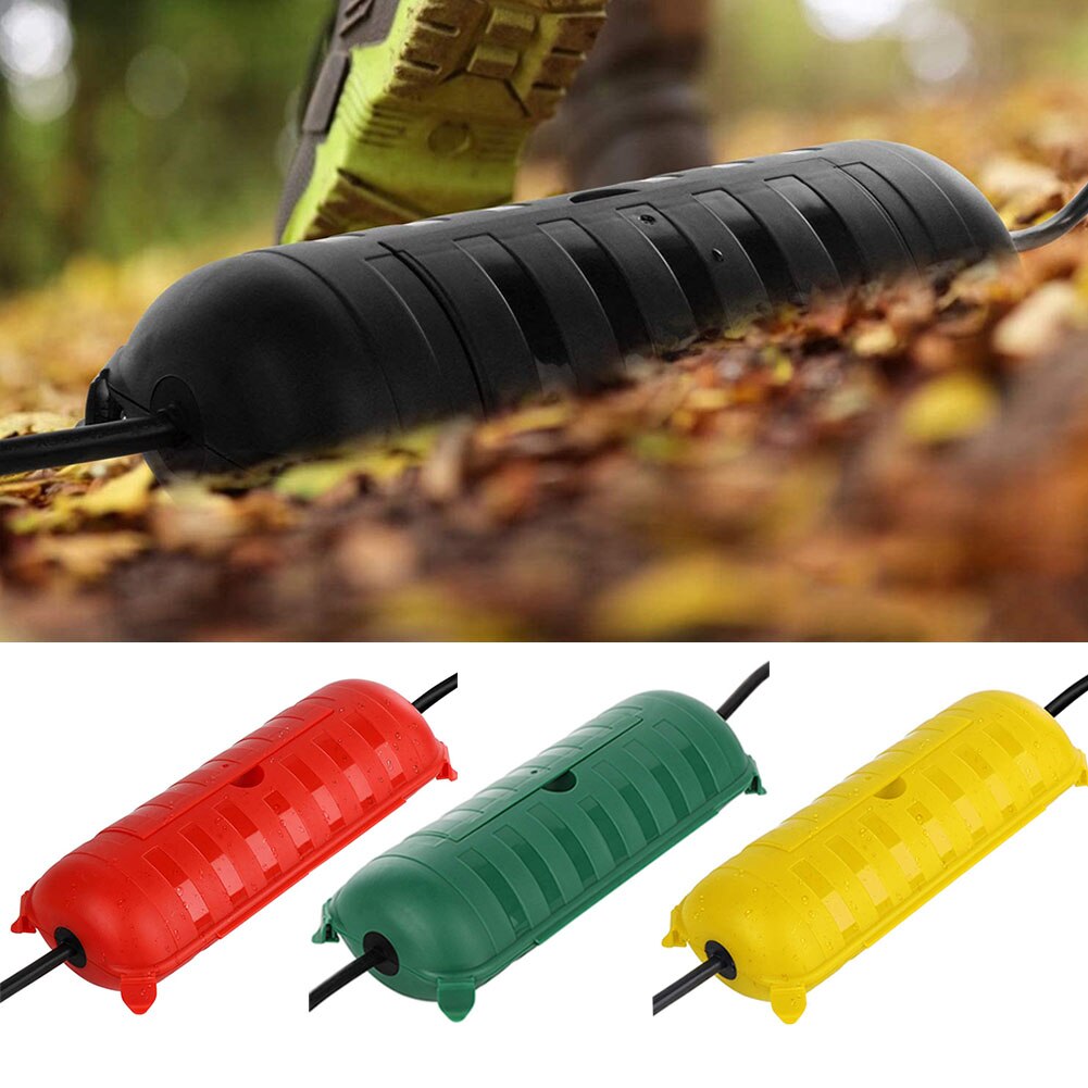 Outdoor Waterproof Heavy Duty Easy Apply Anti UV Safety Plastic Seal Enclosure Extension Cord Cover Electrical Connection Box
