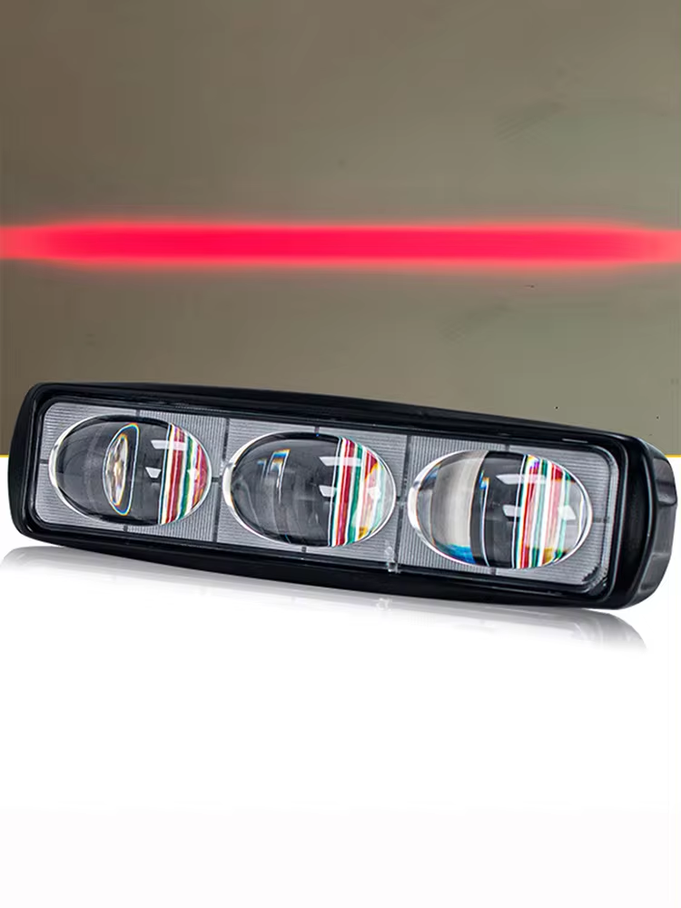 Światło ostrzegawcze robić wózków widłowych 12V-80V, wysoka jasność, czerwona linia, prosty wiązek, strefa niebezpieczeństwa wózka widłowego, punkt bezpieczeństwa wózka widłowego.: Default Title