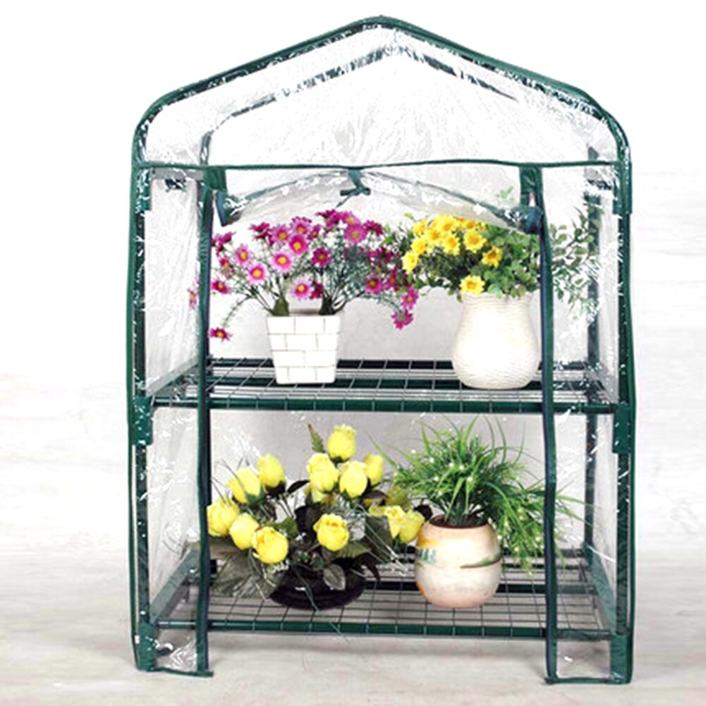 Waterproof Multi-Tier Portable Greenhouse Corrosion-resistant Plants Cover PVC Cover Garden Cover Plants Flower House