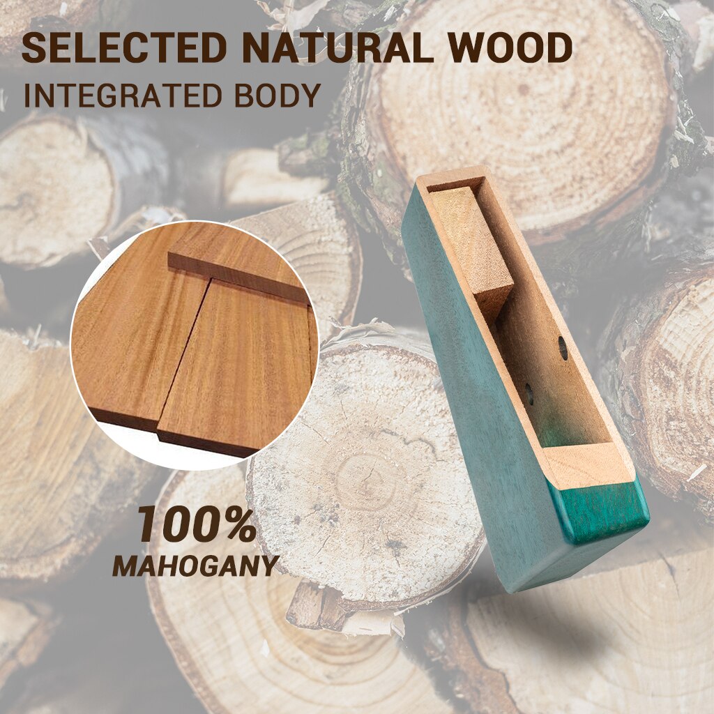 NAOMI 17 Keys Kalimba Thumb Piano Bass Mahogany +Steel Keys Durable Children Christmas