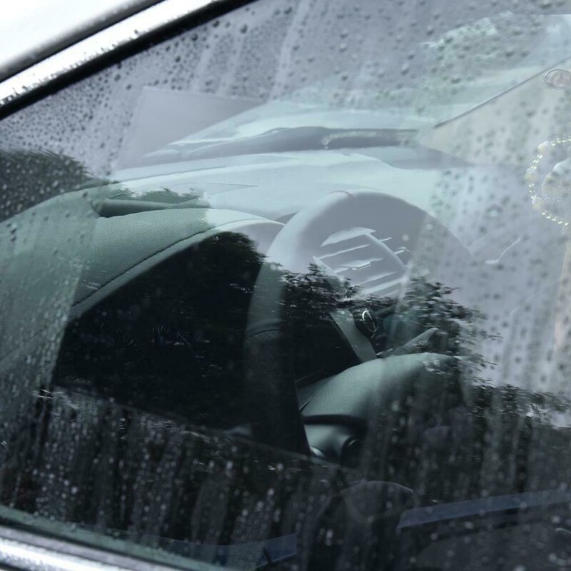 Espejo retrovisor para coche, pegatina impermeable, película transparente para ventana, lámina para ventana de auto