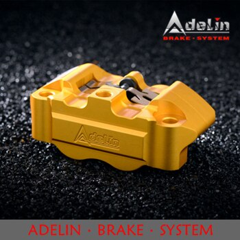 Adelin Offizielle ADL-4 Motorrad Hydraulische Bremssättel Universal- 82mm 4 kolben bremssattel für motorrad bremse System: Gold