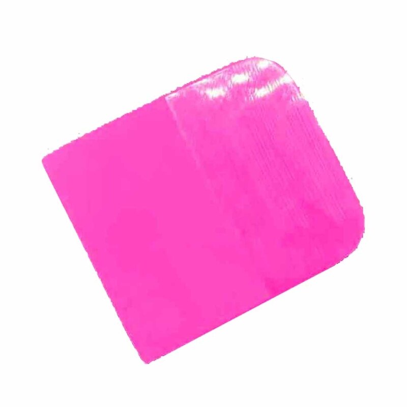 Pink Scraper Soft Rubber Car Window Squeegee Tint Tools Glass Water Wiper Vinyl Wrap Blade Auto Home Office Scraper: A