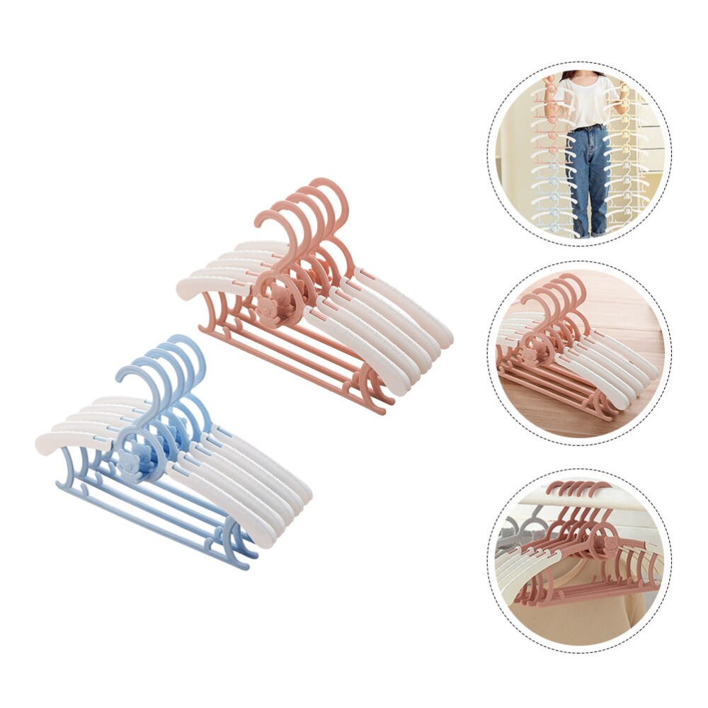 10 Stuks Verstelbare Baby Hanger Pp Peuter Kleerhanger Baby Wasrek