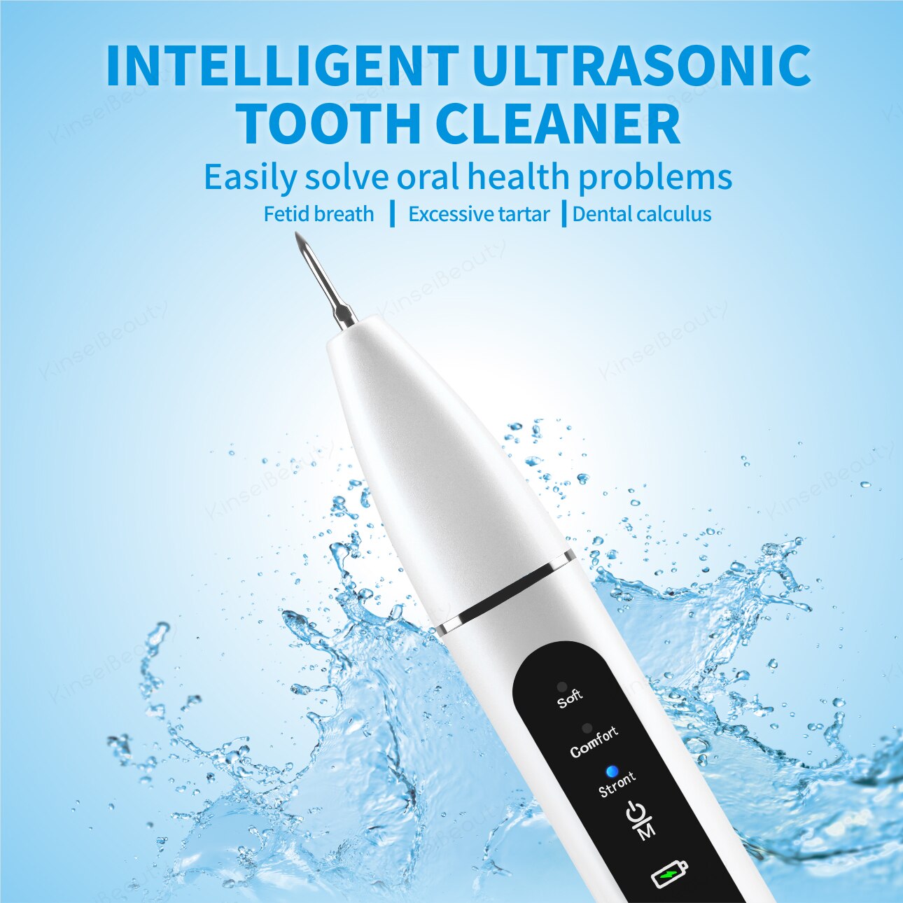 Détartreur dentaire électrique Portable à ultrasons, outil de détartrage dentaire à domicile, écran intelligent pour nettoyer les dents à l'eau, 3 modes