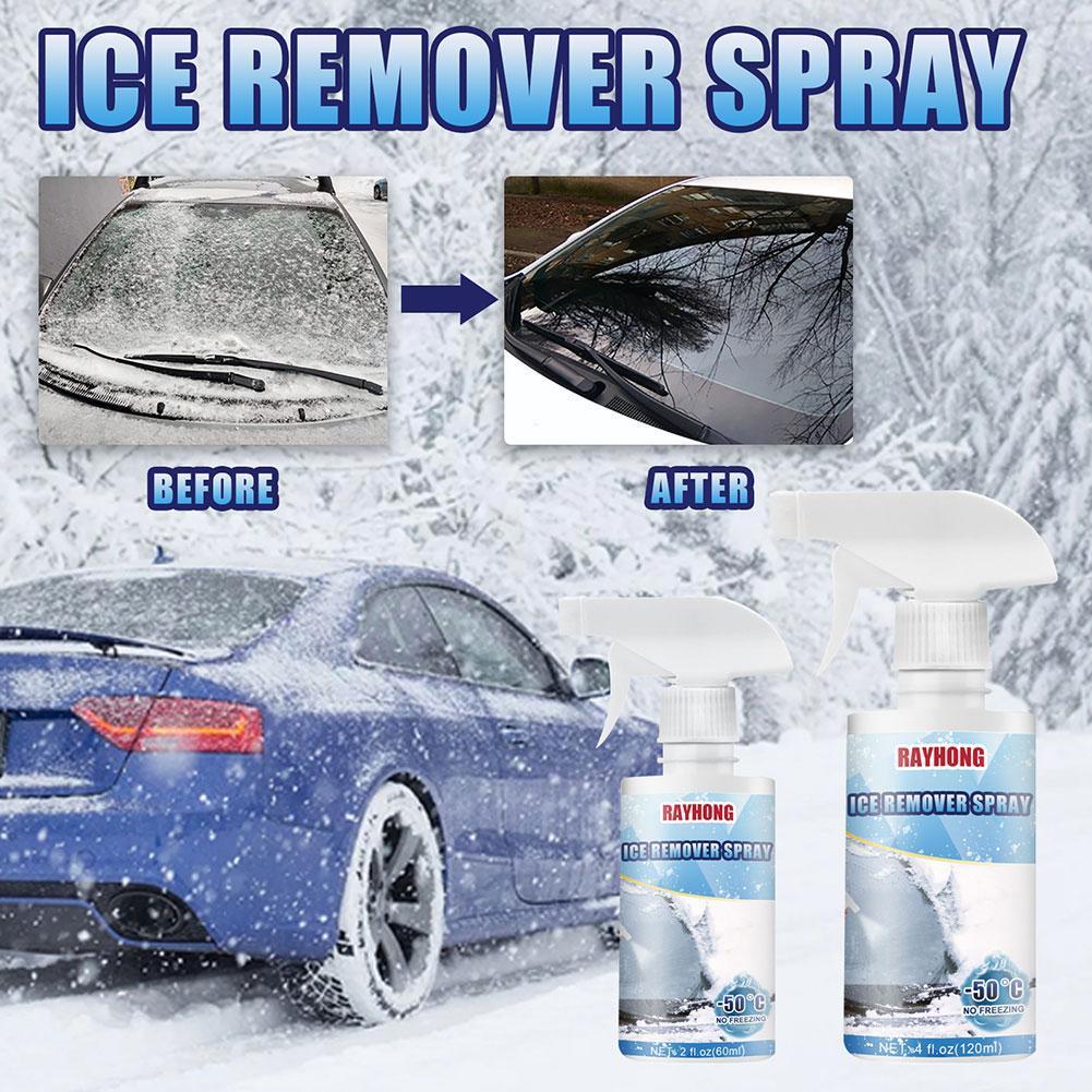 Car Windshield Deicer Defroster Ice Remover Spray Automobile Agent Melting Anti Ice Spray H5l0