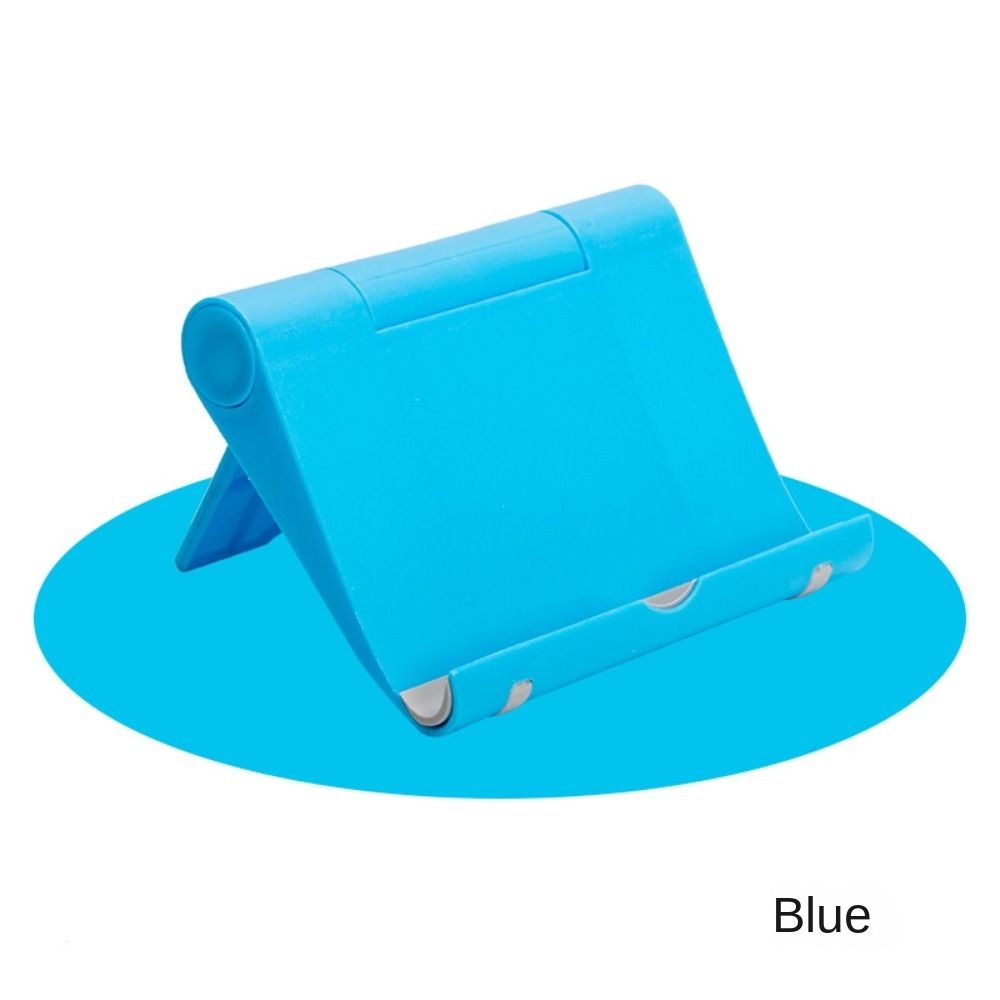 Soporte plegable ajustable para teléfono de escritorio, soporte de escritorio antideslizante, soporte de montaje para mesa de escritorio, accesorios universales, soporte para teléfono de escritorio: Naranja