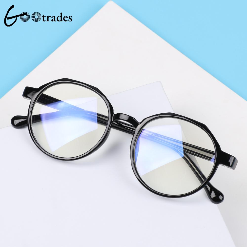 Gootrades Ultralight Blue Light Blocking Radiation Protection Computer Gaming Glasses Vintage Spectacle Frames Goggles