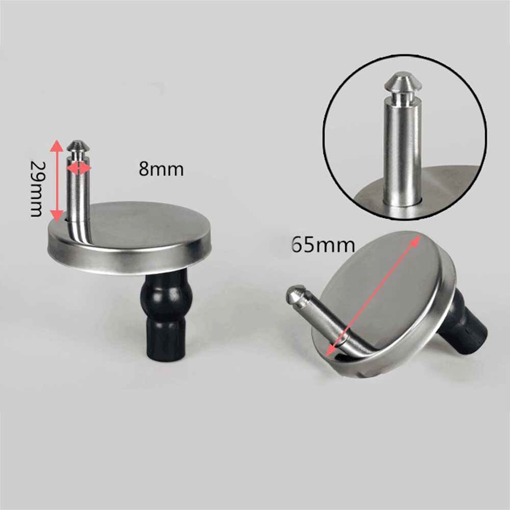 2PCS Top Fix WC Toilet Seat Hinges Fittings Quick Release Hinge Toilet Repair Tools