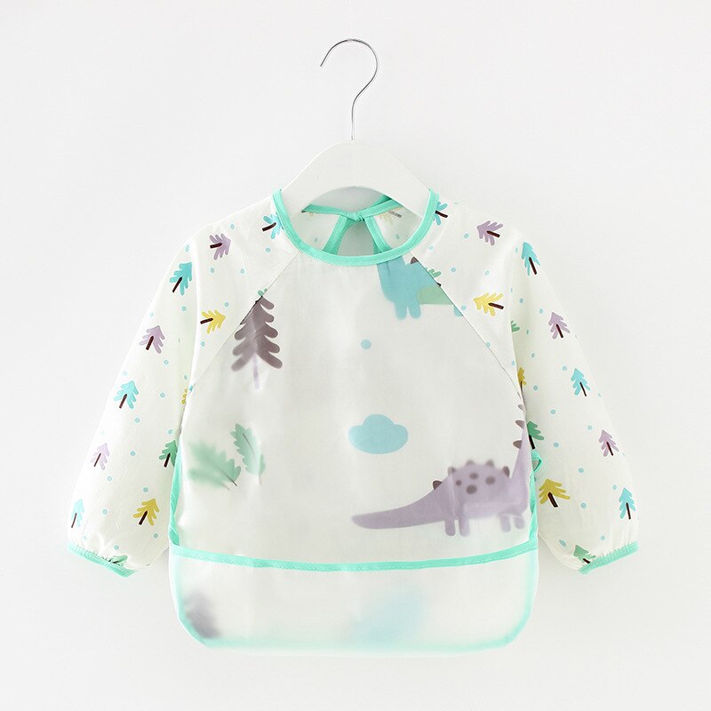 niemowlę Fartuch Bandana Bebes śliniaczki niemowlę śliniaczki wodoodporny dziecko jedzenie odzież dzieci's długo rękawy karmienie bluza śliniaczek: 12