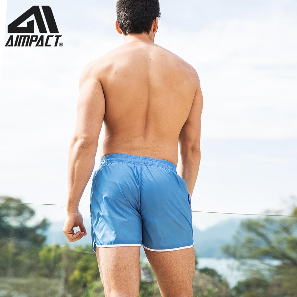 Men Beachwear Swim Short Trunks Split Ranger Shorts Sport Running Trunks Quick Dry Board Shorts Bathsuits By Aimpact AM2256