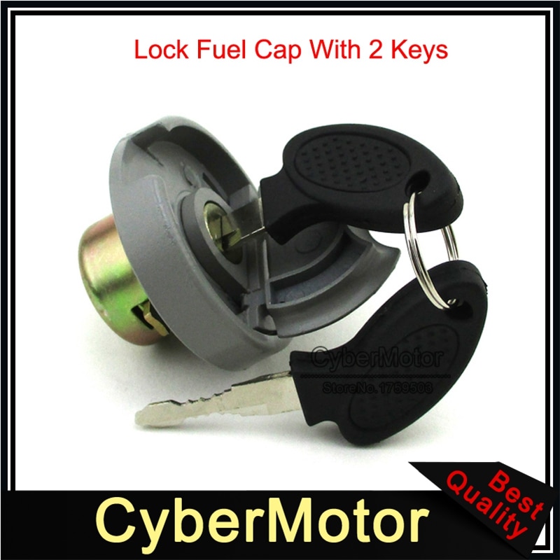 Metal Fuel Tank + Gas Cap With Lock For Chinese ATV Kids Quad 4 Wheeler 50cc 70cc 90cc 110cc 125cc