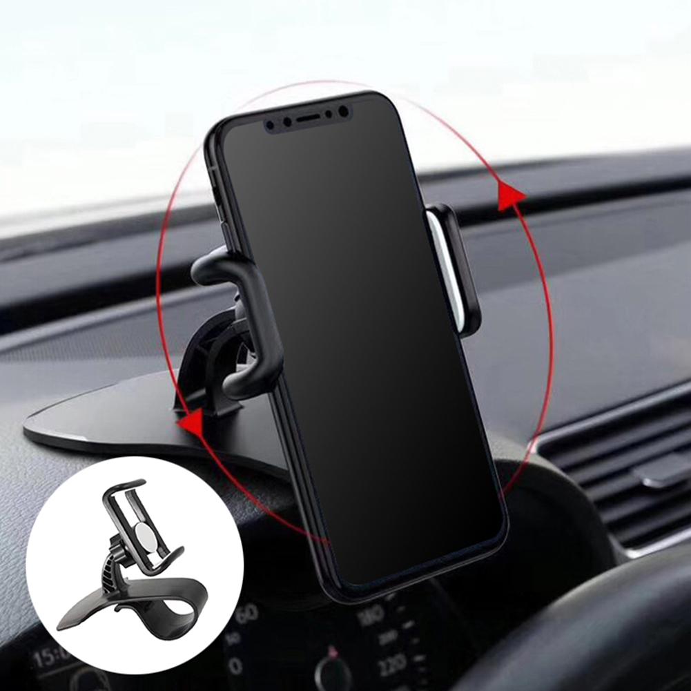 Universele 360 Graden Rotatie Auto Auto Dashboard Mobiele Telefoon Stand Houder Clip