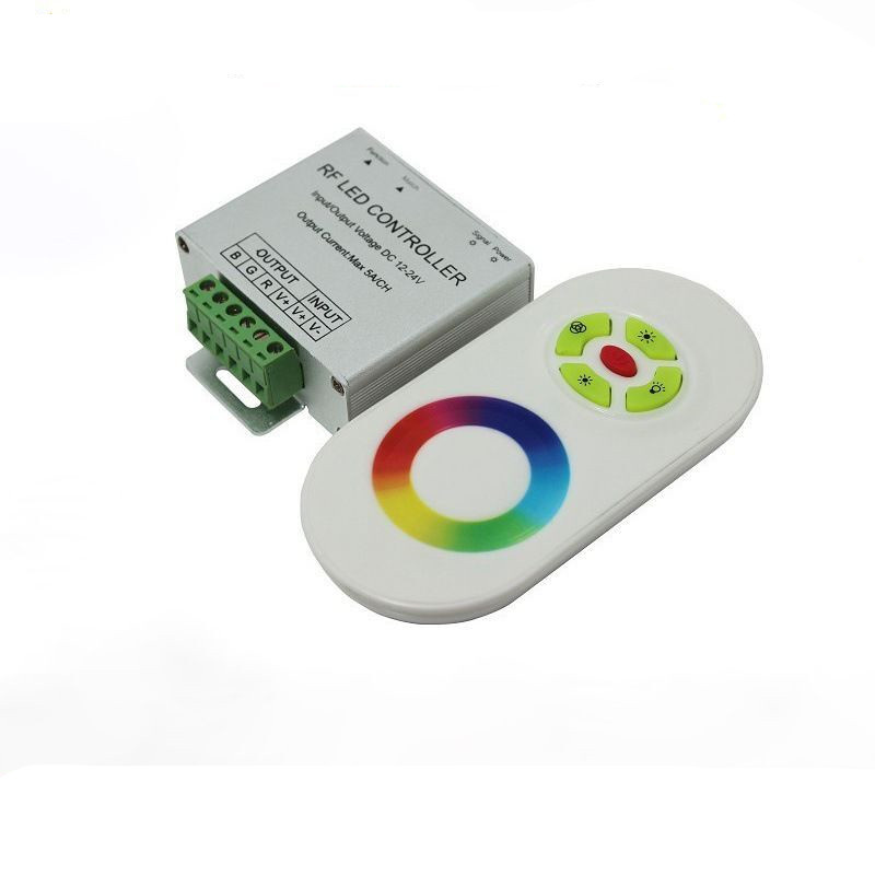 Rgb Controller Draadloze Rf Rgb Led Strip Light Touch Dimmer Op Afstand Controller Strips Afstandsbediening Controller Voor Rgb Tape