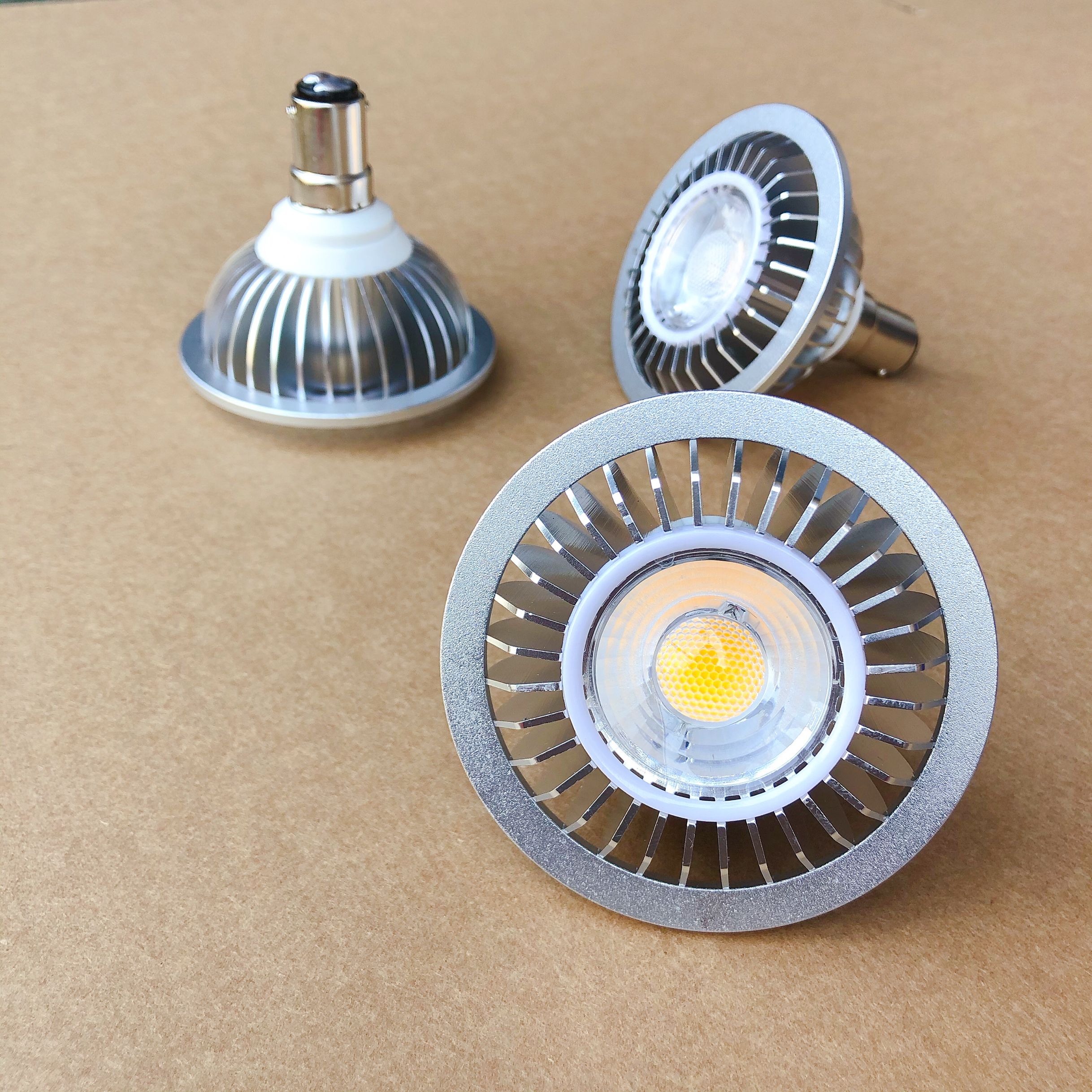 High Power 7W AR70 B15D LED Spotlight B15 Dimmable AC85-265V/DC12V Home/Commercial Lighting BA15D AR70 Bulb Lamps LED Spotlight